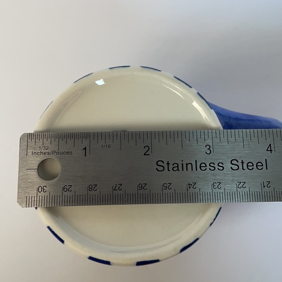 Striped Blue and White Whale Mug by The Old Pottery Company - Picture 8 of 11